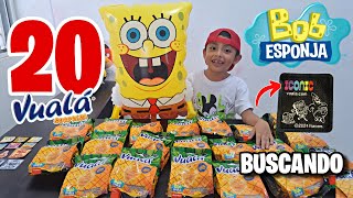 💥Buscando Parche de Iconic Bob Esponja Vualá Sorpresa ✨️  Abriendo 20 Vualás de Piña Vualá Sorpresa [upl. by Conlee278]