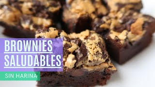 BROWNIES SIN HARINA SALUDABLES  Michela Perleche [upl. by Slotnick]