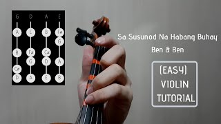 Sa Susunod Na Habang Buhay EASY Violin Tutorial 1ST POSITION ONLY [upl. by Inajar133]