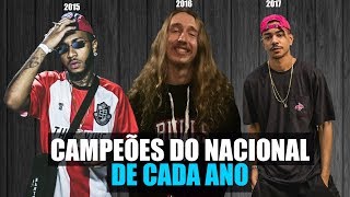 CAMPEÕES DO NACIONAL EM CADA ANO 20032018 [upl. by Aciretehs238]