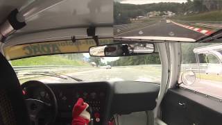 Onboard Gerent Opel GT 24h Classic Rennen Nürburgring YTT 2014 [upl. by Snevets]