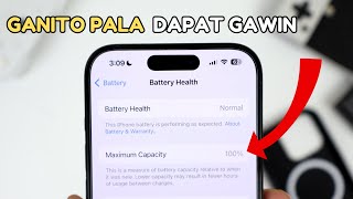 PAANO LAGING 100 ANG BATTERY HEALTH NG IPHONE MO [upl. by Ubald]