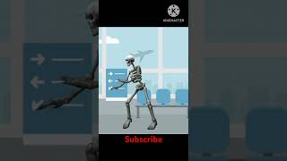 skeletal Dance on song best vide shorts virel lyrics [upl. by Macguiness]