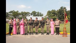 Pelepasan amp Penyambutan Perwira Remaja Brimob AKPOL 20162017 Sat Brimob Polda Sumut [upl. by Anallese]