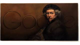 Rembrandt van Rijn´s 407th birthday  Google Doodle [upl. by Lugar51]