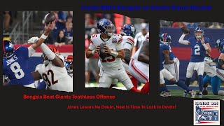 Daniel Jones I’M Done With You Recap  Bengals vs Giants Game Review nfl football nygiants [upl. by Cida]