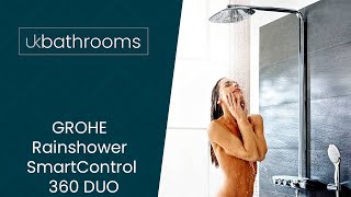 GROHE Rainshower SmartControl 360 DUO  showering luxury [upl. by Yruam]