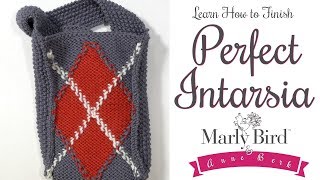 How to Finish Perfect Intarsia [upl. by Arakahs374]