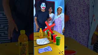 Blow the ping pong ball in glass Challenge🤣🤣🤣🤣🤣 familyfun shortvideo trending shorts funny [upl. by Orrin]