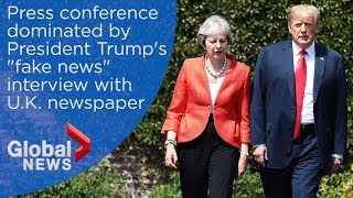 FULL Donald Trump Theresa May press conference [upl. by Assiar]