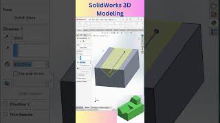 SolidWorks 3D Modeling solidworksbeginnerstutorials solidworkstutorial solidworks3d cadcam [upl. by Oznecniv]