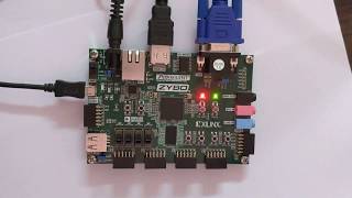 Zybo FPGA Video Streaming with VHDL and VIVADO 4K Video [upl. by Pontias]