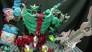 TFC Toys POSEIDON Piranacon EmGos Transformers Reviews N Stuff [upl. by Anaugal437]