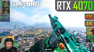 RTX 4070  Call of Duty Warzone 3  COMPETITIVE Settings [upl. by Kimberly]