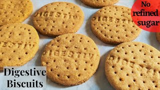 Digestive Biscuits  Whole Wheat Oats cookies  Homemade Atta Biscuits  Digestive Biscuit Recipe [upl. by Aziza]