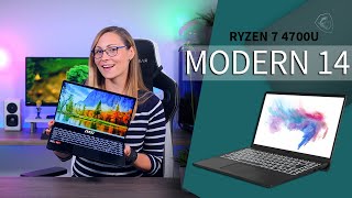 They ALMOST Had It  MSI Modern 14 Review AMD Ryzen 7 4700U 16GB 14quot 1080p IPS [upl. by Idna942]