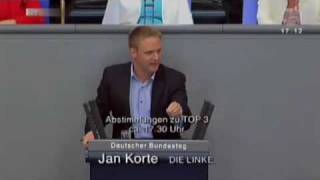 Jan Korte DIE LINKE »Kriegsverräter« verdienen unseren größten Respekt [upl. by Narbig]