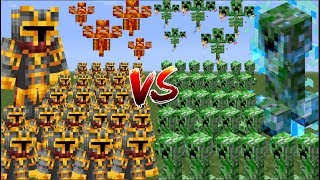 Minecraft 1000 CREEPERS VS 1000 MC NAVEED BATTLE MOD  FIGHT YOUR ARMY AGAINST MOBS Minecraft [upl. by Briggs4]