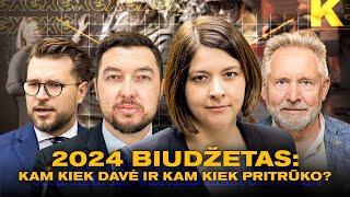 2024 METŲ BIUDŽETAS kas taps turtingesni o kam dar pritrūko  Kalba Ekspertas [upl. by Dennett5]