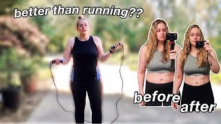 7 DAY JUMP ROPE CHALLENGE 1000 jumps per day  results [upl. by Marpet]