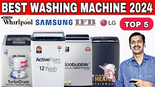 Best Washing Machine 2024 🇮🇳  Best 5 Top Load Washing Machine [upl. by Ymiaj]