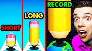 Upgrading WORLDS LONGEST PENCIL [upl. by Topper]