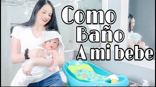 COMO BAÑO A MI BEBE DE 2 MESES [upl. by Nesbitt]