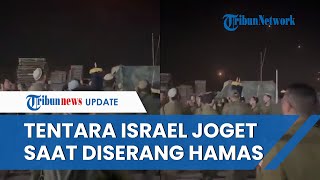 Momen Tentara Israel BERPESTA di Bawah Iron Dome saat Rudal Hamas Menggempur Israel [upl. by Gniy]