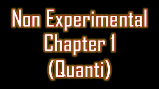 Chapter 1 of the Non Experimental Quantitative [upl. by Ecilegna736]