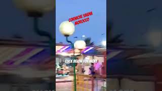 Holiday in Corniche Saidia Morocco  shortsvideo morocco holiday funfair [upl. by Nnaeerb481]