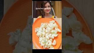 Kavya making white sauce pasta  White sauce pasta recipe shorts PerfectGrahani [upl. by Hilar]