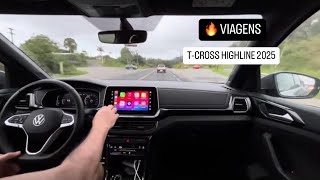 🔥 Viagens VW TCross Highline 250 TSI 20242025 l Teste de Longa Duração [upl. by Anirbas498]