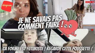 ⌜VLOGMAS⌝Je ne savais pas comment faire  Ça forme est futuriste cette poussette  Hashowmini2 [upl. by Flossi]