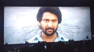 Saripoda Sanivaram Trailer theatre response 🥵💥❤️‍🔥Nani [upl. by Cinimmod]