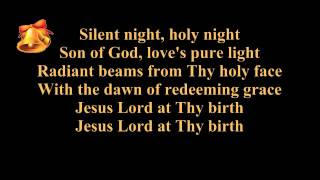 Silent night lyrics  Christmas carol  Christmas song 2011  piano and voice music [upl. by Tala136]