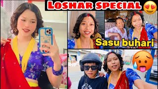 LOSHAR SPECIAL😍 K K GAREYO TW🤩TAMANG FESTIVAL🥳bebovlog❤️🥀🌍 [upl. by Naitsirc]