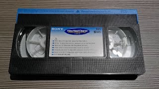 VHS Sony T25CLD Trocken Reinigungskassette dry cleaning tape [upl. by Nitsreik]