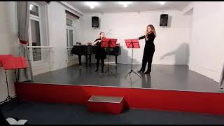 DuoAbend der Violinklasse Parwaneh Haderer  I Pleyel quotSonate op 18 nr 2quot [upl. by Leeke]