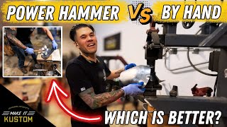 Power Hammer VS Hand Tools 🔥 Making a Distributor Cove  Model A Firewall [upl. by Frodeen]