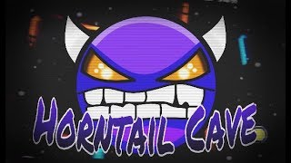 GEOMETRY DASH DEMON EASY HORNTAIL CAVE BY KEIAS [upl. by Zetrom]