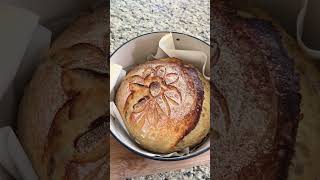 🍞🥖Sourdough Designs how will my flower turn out sourdoughbread bread [upl. by Ardnahs599]