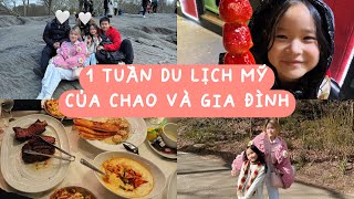 Vlog 1 Tuần Du Lịch Mỹ của Chao và Gia đình Khám Phá New York City Boston [upl. by Craggie]