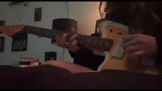 Consume  Chase Atlantic guitar cover ending improv [upl. by Htomit759]