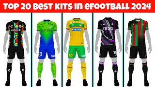 Top 20 Beautiful Jersey In eFootball 2024 Mobile [upl. by Iteerp]