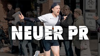 PR Versuche beim Aschaffenburg Halbmarathon 2024  RaceVlog [upl. by Htebazile]