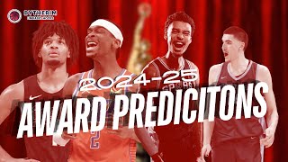 Predicting the 2024 25 NBA Awards [upl. by Selin]