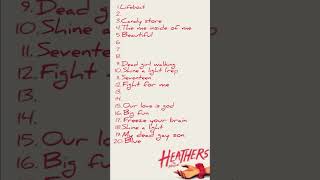 Ranking heathers songs part 2 [upl. by Alyahs]