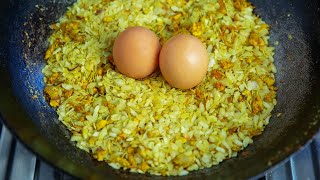 5 Minute Easy Snacks Recipe  Evening Snacks Egg with Beaten Rice Recipe Quick amp Easy Snacks Recipe [upl. by Perl]