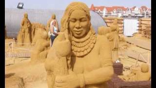 Sculptures de sable au Touquet [upl. by Yennaiv]