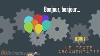 le texte argumentatif [upl. by Llenwahs]